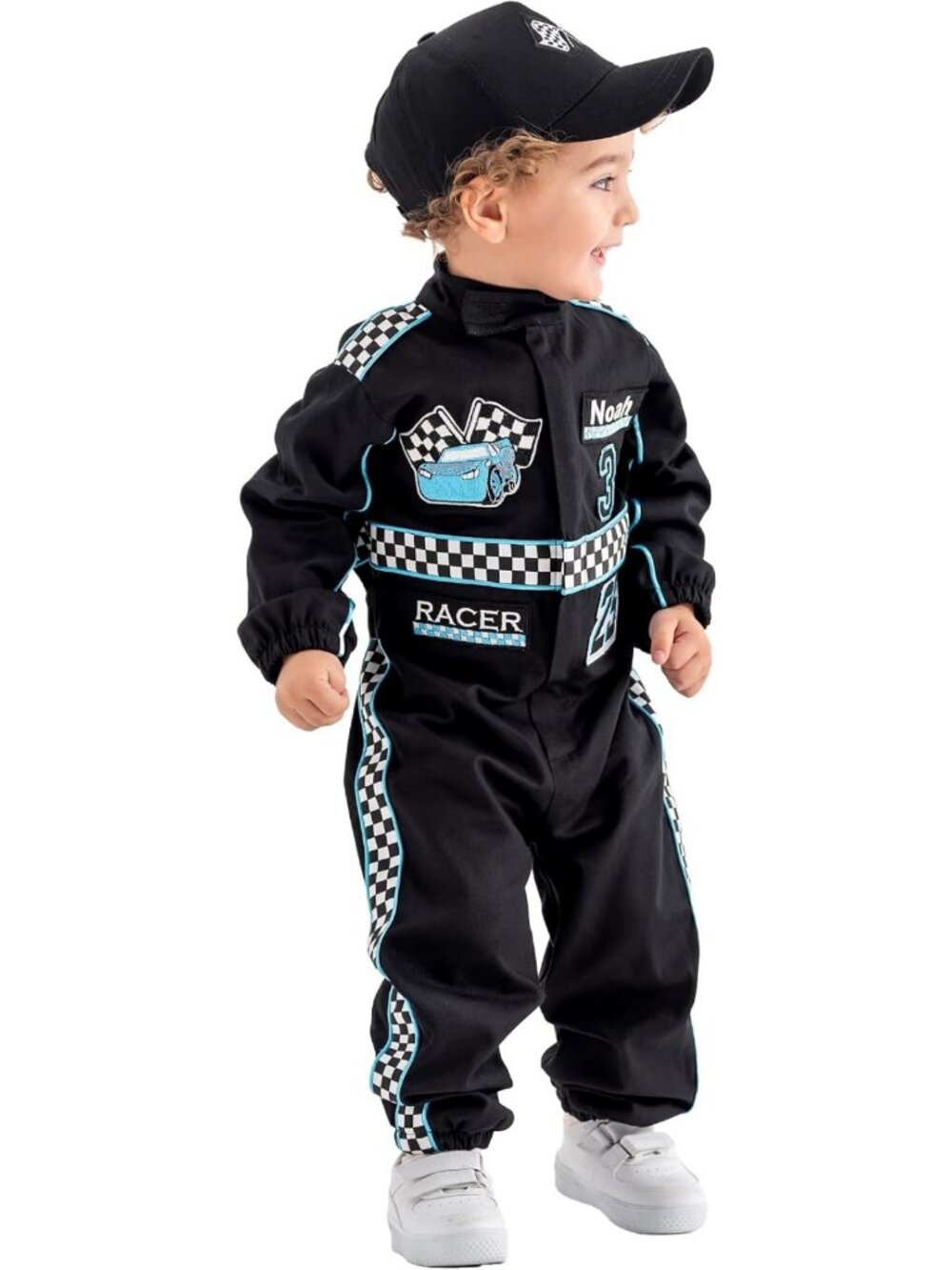 Handmade Race Car Driver Costume for Toddlers - Halloween Costume, Cars Boys